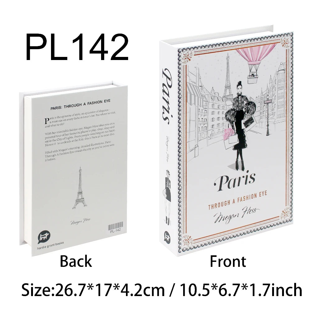 Luxury Fake Books For Decoration Living Room Decorative Book Coffee Table Bedroom Bookends Shooting Props Room Storage Box Decor